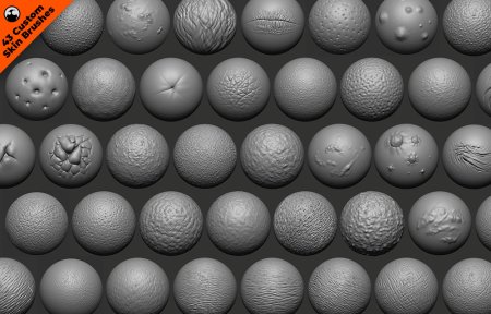 Альфа кисти для Zbrush