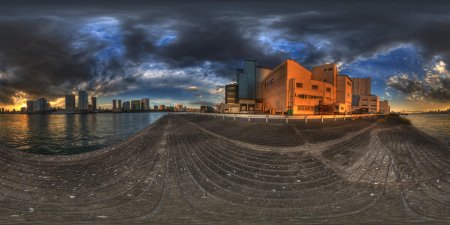 HDRI ночной Шанхай