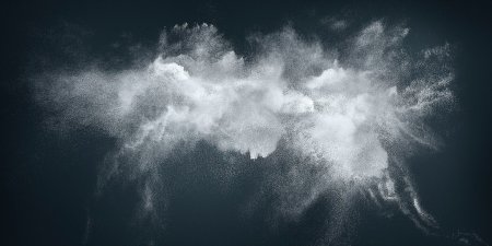 Серая пыль