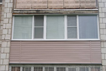 Текстура балкона сайдинг