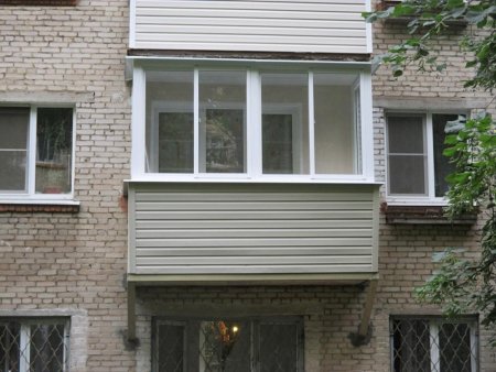 Фасад балкона в хрущевке
