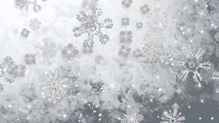 Фон снежинки