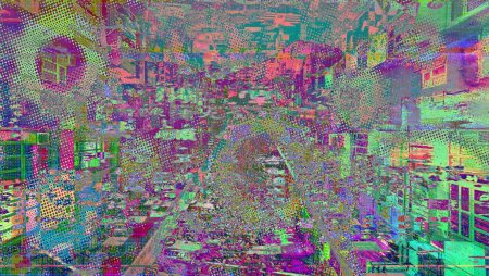Глитч пиксели