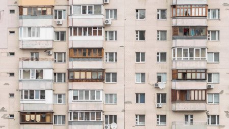 Фасад хрущевки