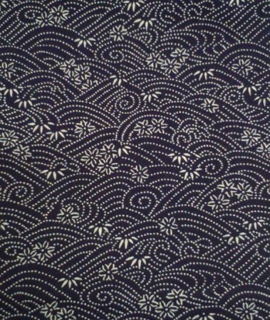 Waves Japanese Kimono pattern