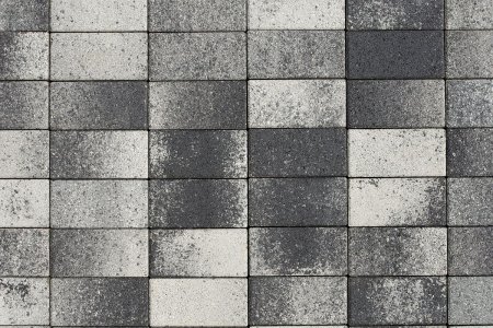 Тротуарная плитка (выбор, прямоугольник - б.5.п.8 гранит серый, 80 мм, 600*300)