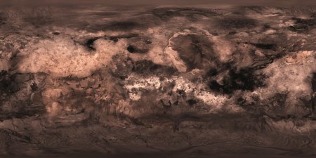Карта планеты Сатурн