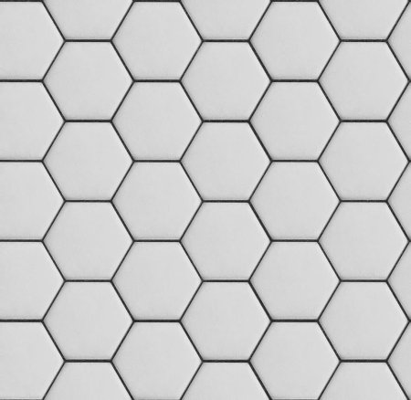 Плитка Гексагон белая