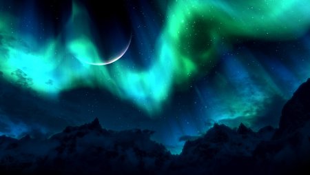 Скайрим Северное сияние