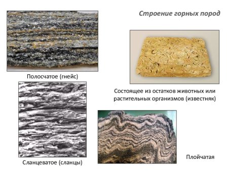 Массивная текстура осадочных пород
