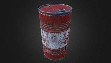 Oil Barrel 3d model