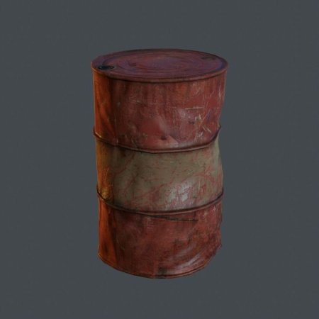 Бочка Rust 3d model