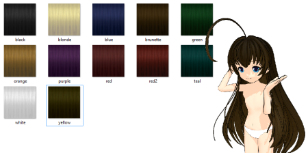 Текстура волос ММД