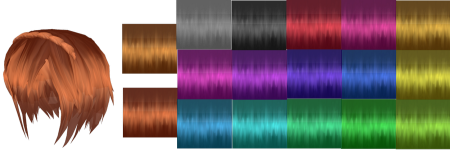 MMD Tex hair DL