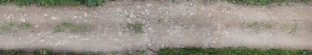 Грунтовая дорога вид сверху
