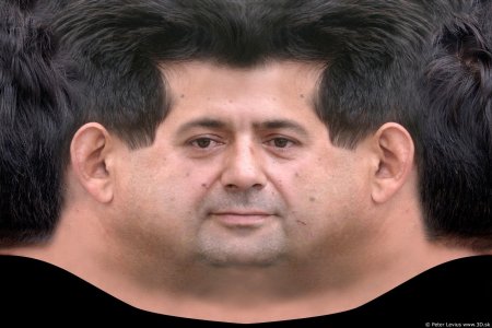 Текстура лица человека