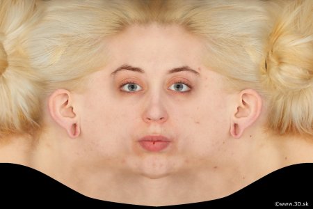 Текстура лица человека