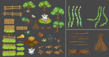 Tileset трава 2в