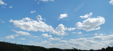 Дневное небо с облаками