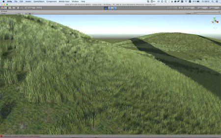 Трава для Unity