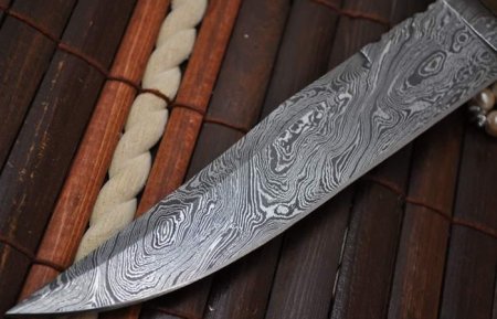 Дамасская сталь фактура