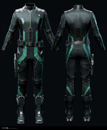 Sci Fi стелс костюм