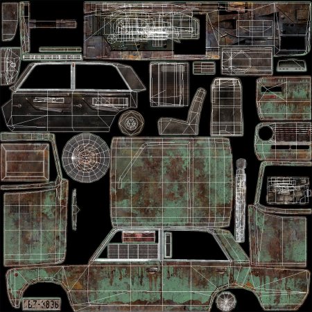 UV развертка машины