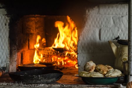 Фактура печи русской