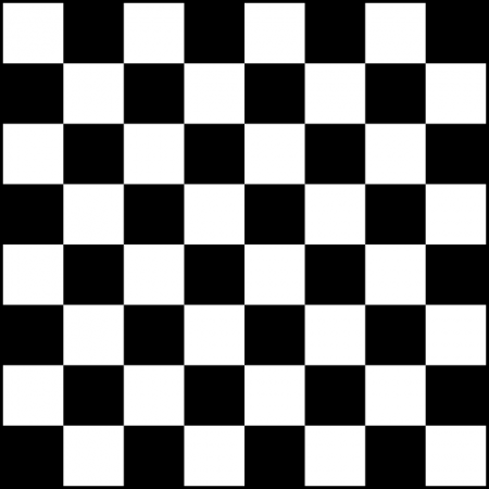 Шахматная доска черно белая