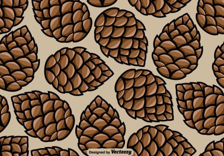 Pine Cones вектор
