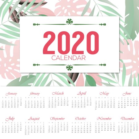 Календарь 2020 дизайнерский