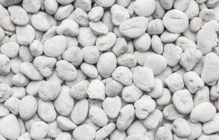 White Pebble Beach Stone