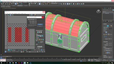 3ds Max unwrap UVW Skin
