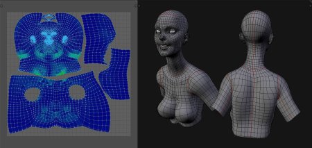 3d Max UV развертка