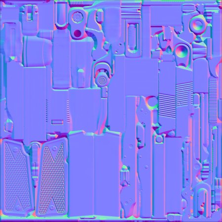 Normal Map 3d Куба