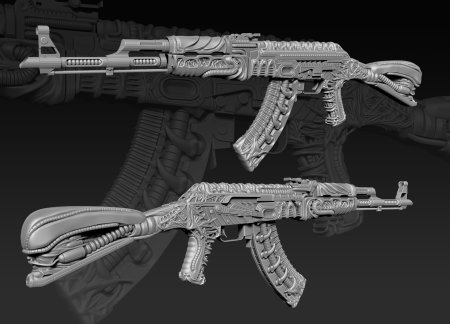 Развёртка АК-47 КС го