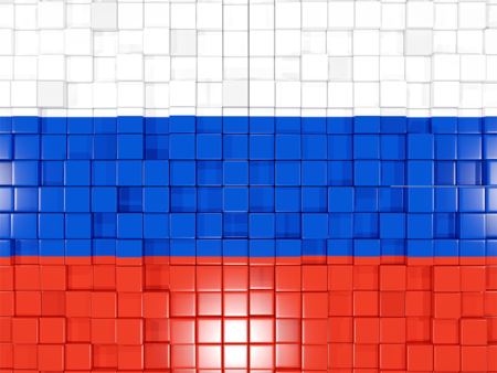 Мозаика российский флаг