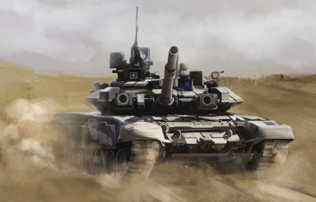 Т72 танк с боку