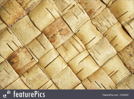Фактура плетения из бересты