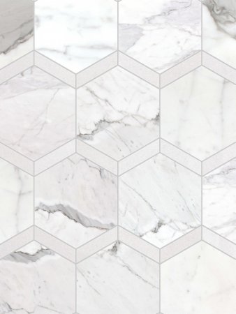 Marble Calacatta texture Mosaic Tile