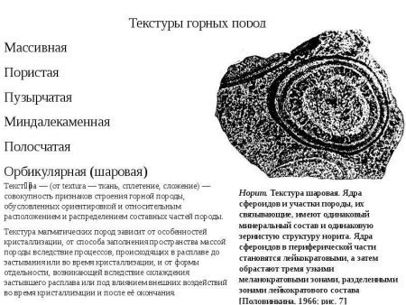 Миндалекаменная структура горных пород