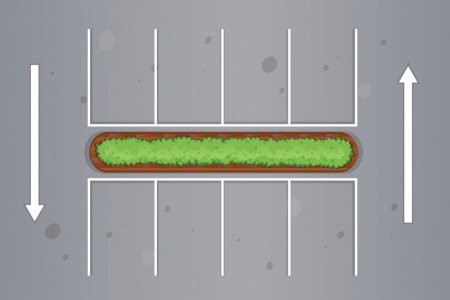 Разметка парковки