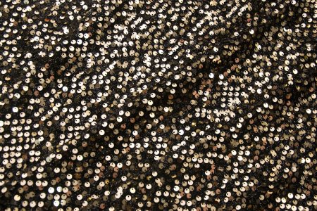 Черные пайетки ткань