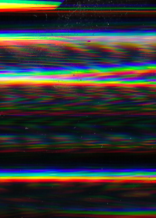 Глитч эффект VHS