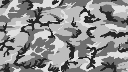 Ткань Black Camo Urban