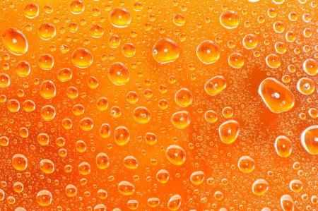 Оранжевый фон капли