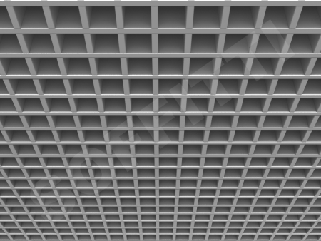 Грильято 40х40, h-30, b10, металлик матовый