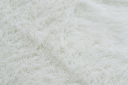 Ковер Faux Rabbit fur 120*170 см, кремовый, прямоугол