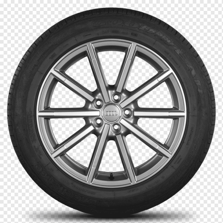 Автомобильное колесо вид спереди