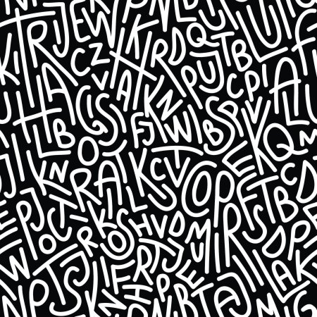 Паттерн черно белый